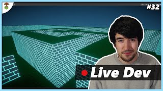 Friday TIME. Half Dev Half Play. Maze Touch-ups and TreeFall Game Play - Live Dev Ep. 32