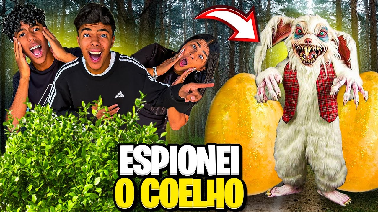 ESPIONANDO O COELHO DA PÁSCOA!😮 ( Estevão Filipe )
