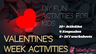 Valentine's Week Activities | Theme Based Activity planner |Homeschooling