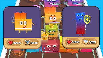 Merge Number Cube: Fam Run🌟🌟 -🌟🌟 All Levels Gameplay Android,ios