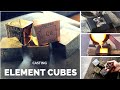 Element Cube Casting - Trash To Treasure - Tin - Copper - Brass - Bronze - Aluminium