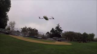 Bicopter Test Bed Flight