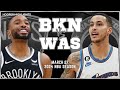 Brooklyn nets vs washington wizards full game highlights  mar 27 2024nbaseason