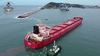 Large Ship Rolling In Mooring Maneuver At Imbituba Port Plus 5 Big Ships Shipspotting 226