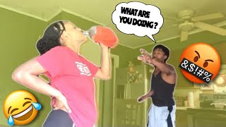 Acting Drunk While Pregnant To See How My Boyfriend Reacts..