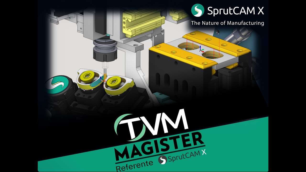 SprutCAM il software di TVM: CNC 5assi per l'occhialeria