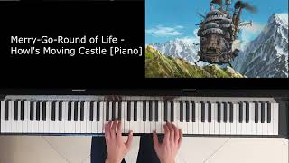 Merry-Go-Round of Life - Howl's Moving Castle (Piano Cover)