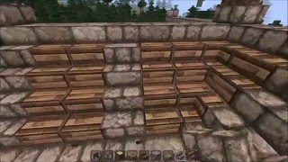 Minecraft lets build a rustic village : First cottage!