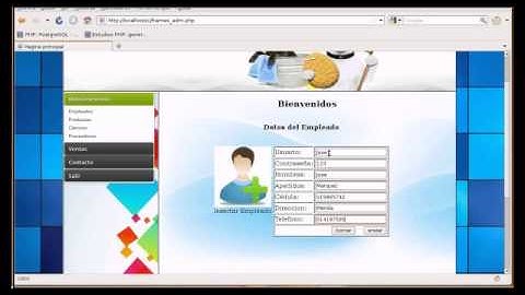 Video para demostración Sistema de Registro y Facturación en  php y con Base de datos PostgreSQL