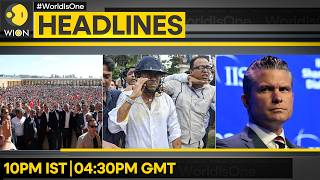 Hegseth: US Ready To Restart Strikes On Iran | Protest In Support Of Ousted Turkish Oppn Leader