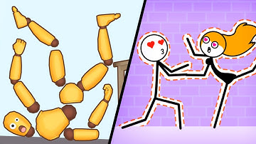 THIEF PUZZLE vs RAGDOLL BREAK — Walktrough Funny Gameplay, ASMR Best Android IOS Games