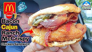 McDonald's® Bacon Cajun Ranch McCrispy™ Review! ⚜ | BEST Chicken Sandwich Ever? | theendorsement