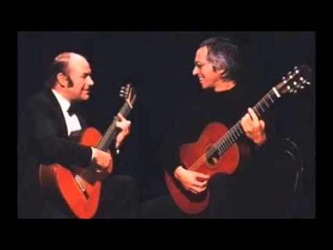 Julian Bream And John Williams Studio Concert Playing Milan