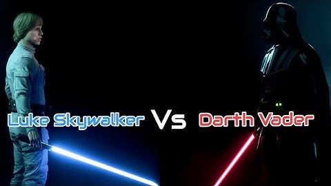Luke Skywalker Vs Darth Vader Star Wars Battlefront 2