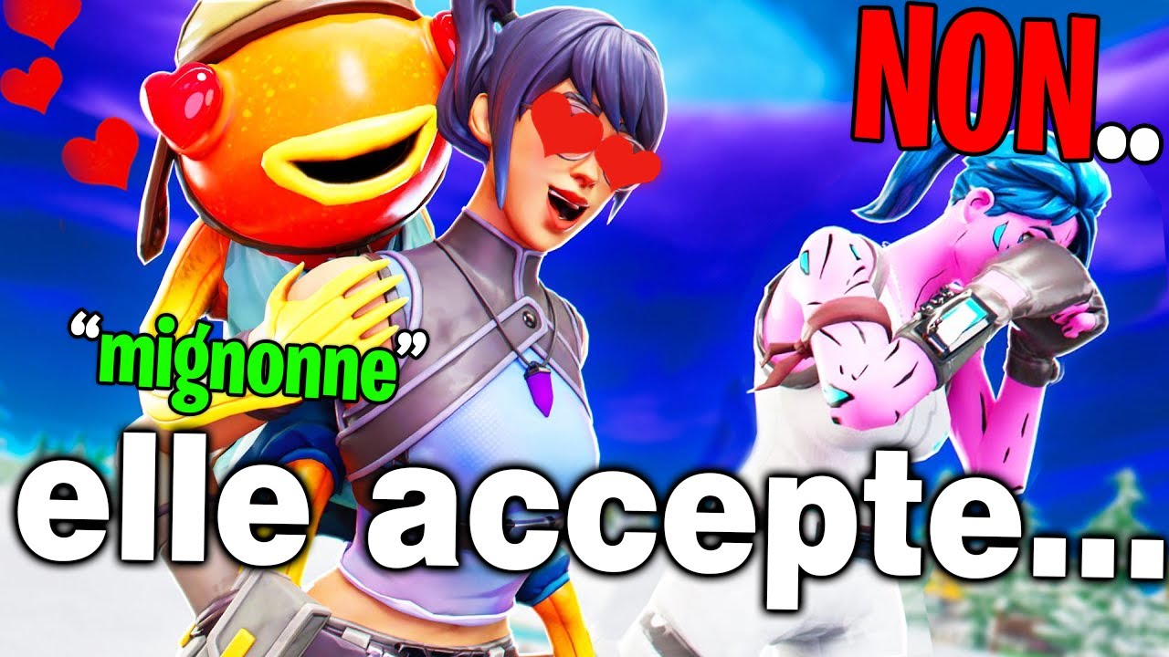 Cet ENFANT de 6 ans DRAGUE ma petite COPINE devant MOI Sur Fortnite, Elle le trouve mignon et...