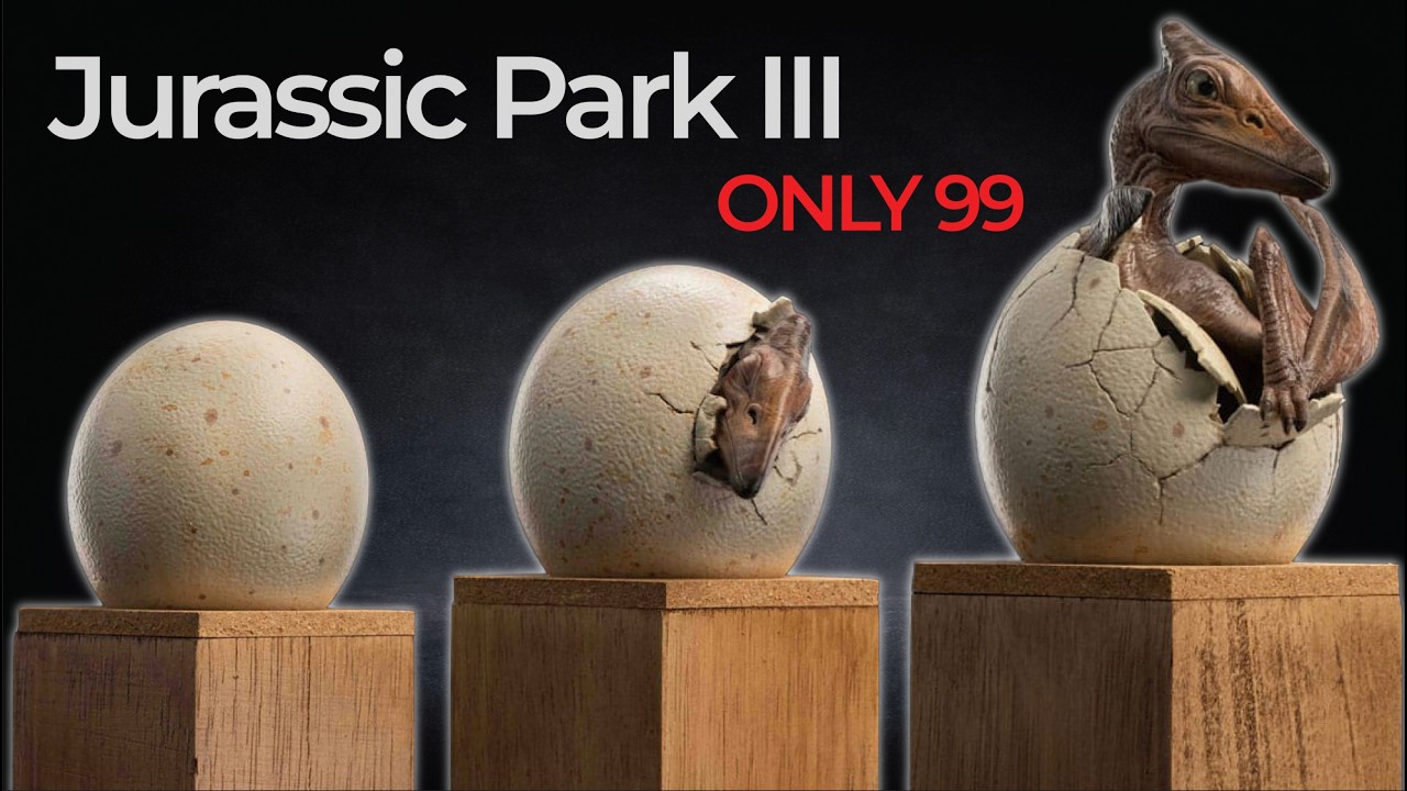 Only 99 Exist 🔥 Jurassic Park Pterosaur Hatching Statue Unboxing