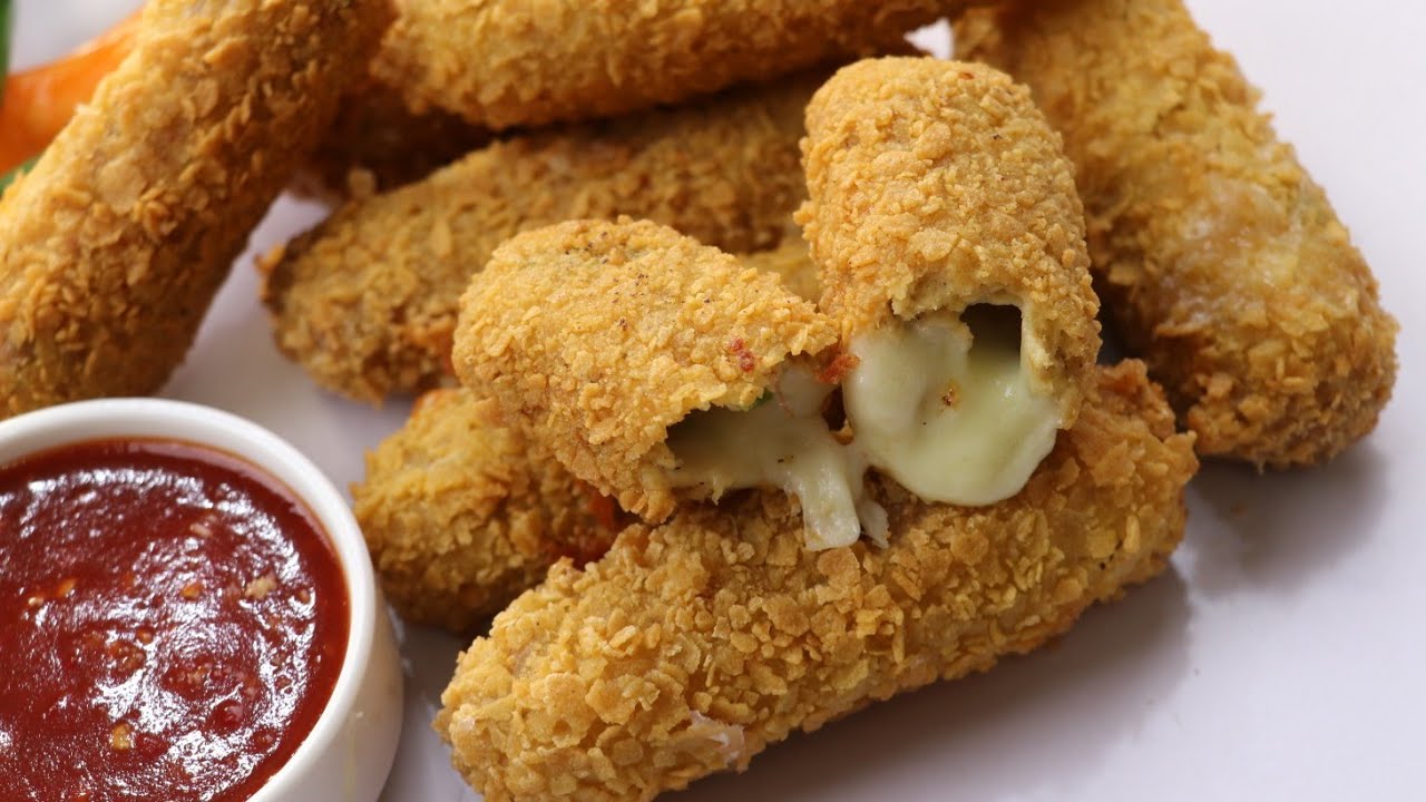Crispy Chicken Cheese Fingers By Recipes Of The World YouTube