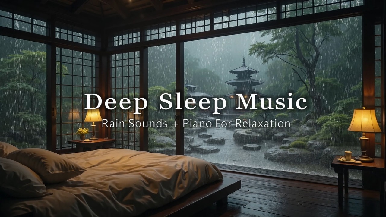 Fall Asleep Fast 🌧️ Relaxing Piano & Rain Sounds for Deep Sleep ...