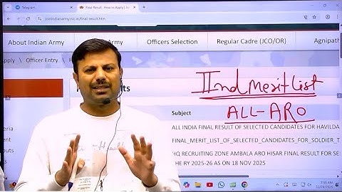 तैयार हो जाओ 🥰 Army Result 2025 Second merit list 💯 Army Agniveer 2025 #army 
