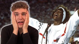 Star Spangled Banner - Whitney Houston | Vocal Coach Reacts