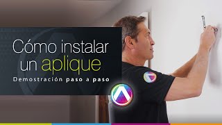 🙋‍♂️ ¡FÁCIL y RÁPIDO! Cómo instalar una lámpara aplique de pared LED