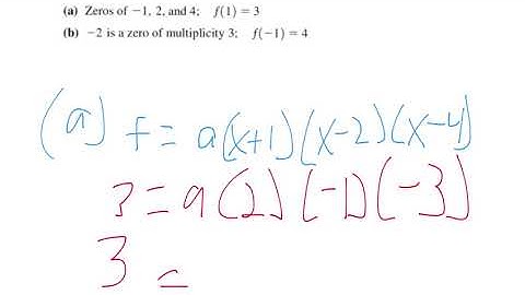 Sec 3 3  Zeros of a Polynomial Function