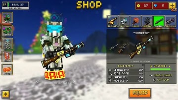 PIXEL GUN 3D HACK//MULTIPLAYER WORK!!//GEMS GOLDS 2016//ALL UNLOCK!!!