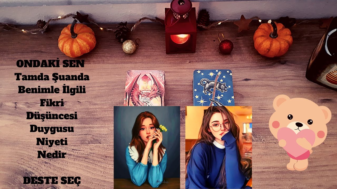 ONDAKİ SEN / Tamda Şuanda Benimle İlgili Fikri /Düşüncesi/ Duygusu/Niyeti Nedir #tarot #desteseç