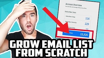 Build An Email List From SCRATCH (FULL BLUEPRINT)