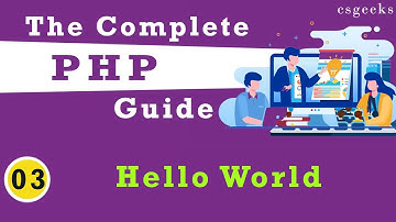 PHP Tutorial #3   Hello World