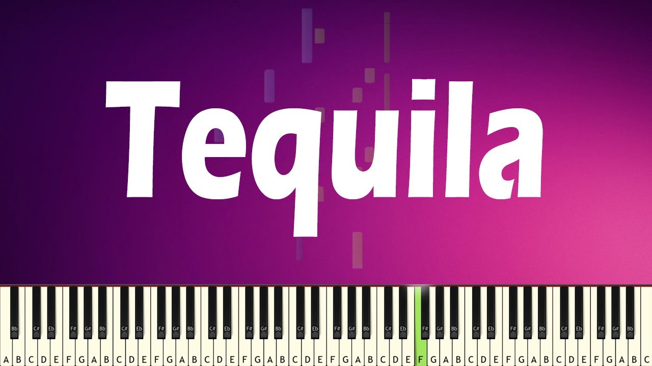 The Champs Tequila Song SUPER EASY PIANO TUTORIAL YouTube