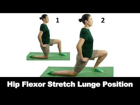 Hip Flexor Stretch Lunge Position - Ask Doctor Jo