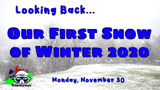 A Look Back... Our First Snow of 2020 @TheTeknohillbilly