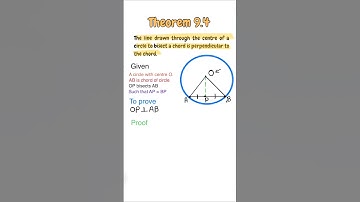 Theorem 9.4 Class 9 Maths | Circles | Full Explanation & Proof