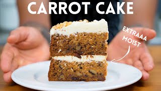 Make the MOISTEST CARROT CAKE of your life