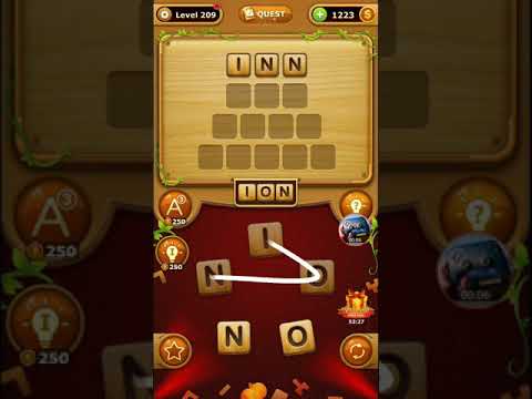 word connect - word games puzzle level 209