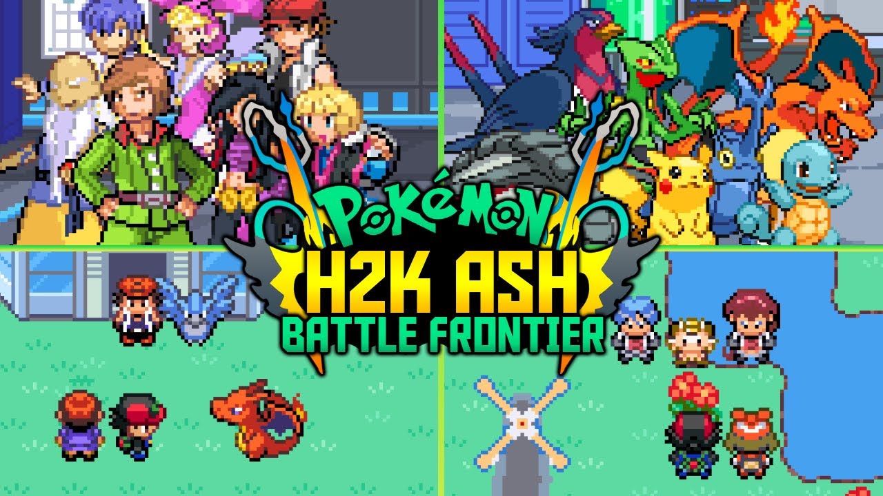 NEW Completed Pokemon GBA Rom With Ash Ketchum, Battle Frontier Story ...