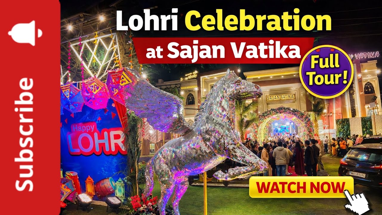Grand Lohri Celebration 🔥 | Sajan Vatika Faridabad 