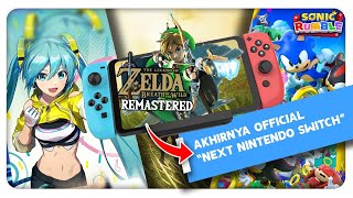 Akhirnya Official Nintendo Switch Next Model! Zelda BOTW Remastered? sampai Sonic Rumble! | #Gamenow