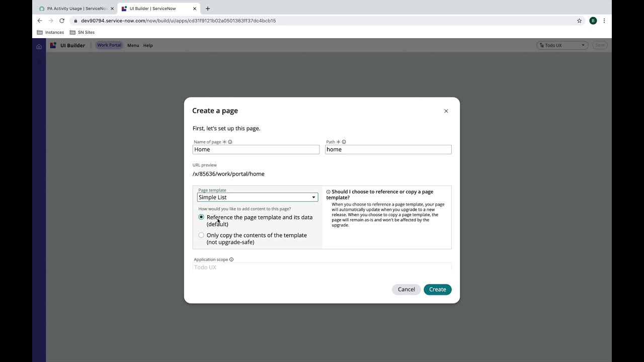 UI Builder - Page Templates - YouTube