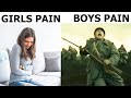 Boys vs girls  pain
