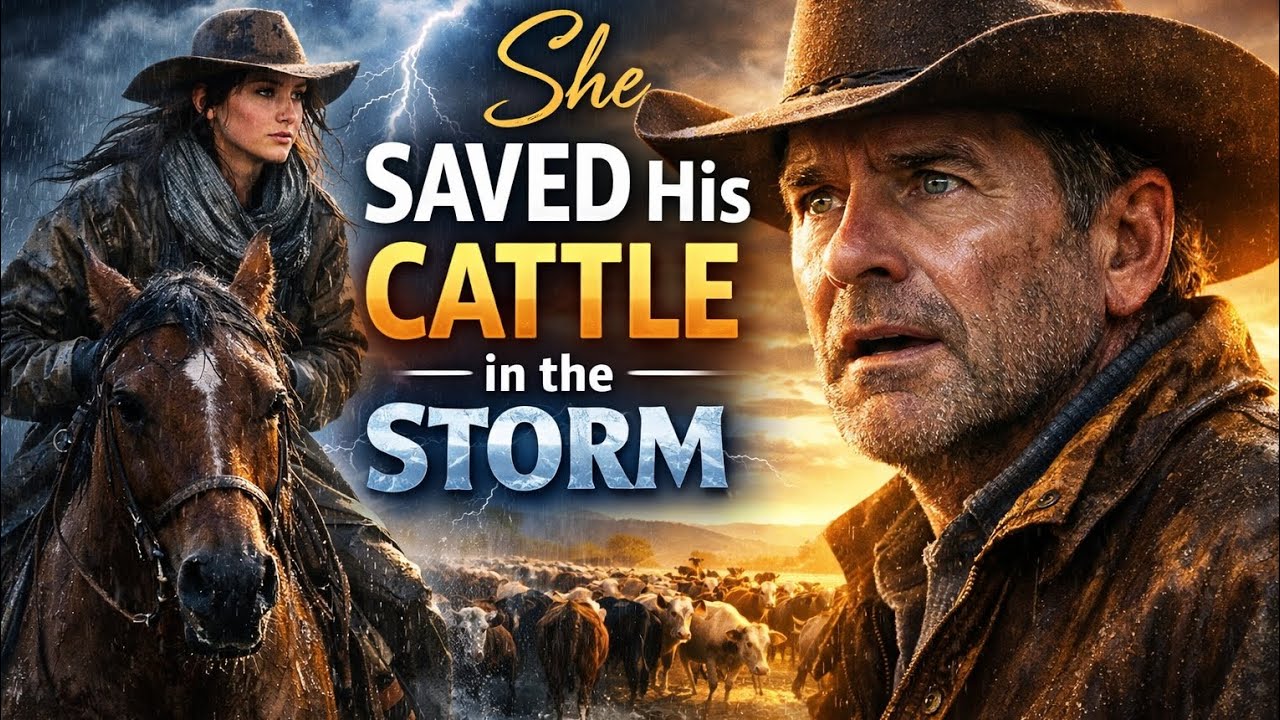 She Saved His Cattle in the Storm — Rich Rancher Thought She Was a Miracle