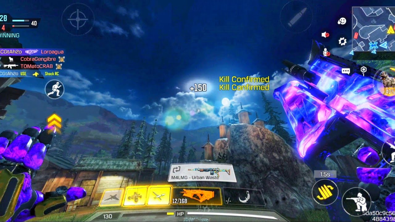 Dark Matter Razorback on Hovec Sawmill map | Call of Duty®: Mobile Gameplay