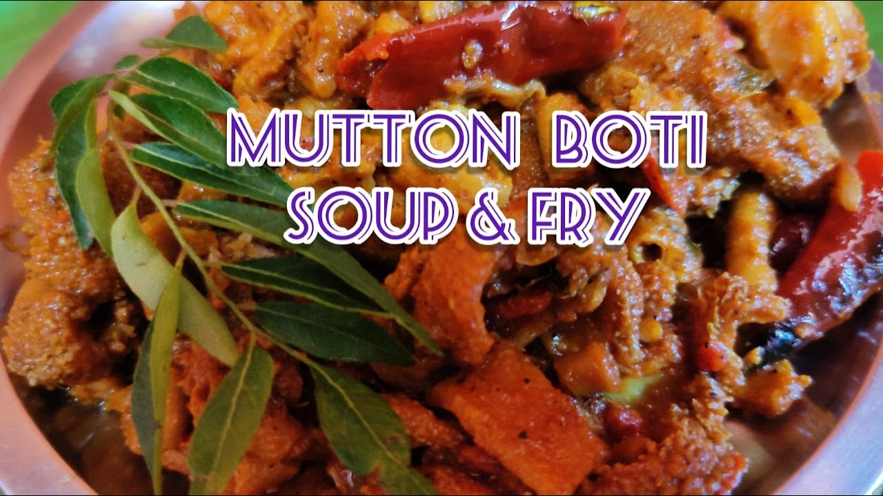 GOAT INTESTINE FRY | BOTI PEPPER FRY RECIPE IN TAMIL | GOAT PARTS RECIPE | MUTTON BOTI SOUP.