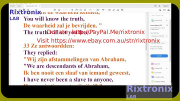 Translating Johannes 8 31 36 Open Writer P4