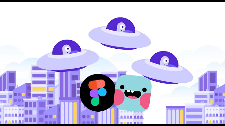 UFO Scroller Game made with Figma (Beta)