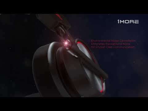 1More H1005 Über Ohr Gaming-Headset mit Verbindung 3,5mm / USB Schwarz