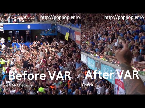 Chelsea,West Ham United fans reaction Before&After VAR check 20220903 Chelsea vs West Ham United