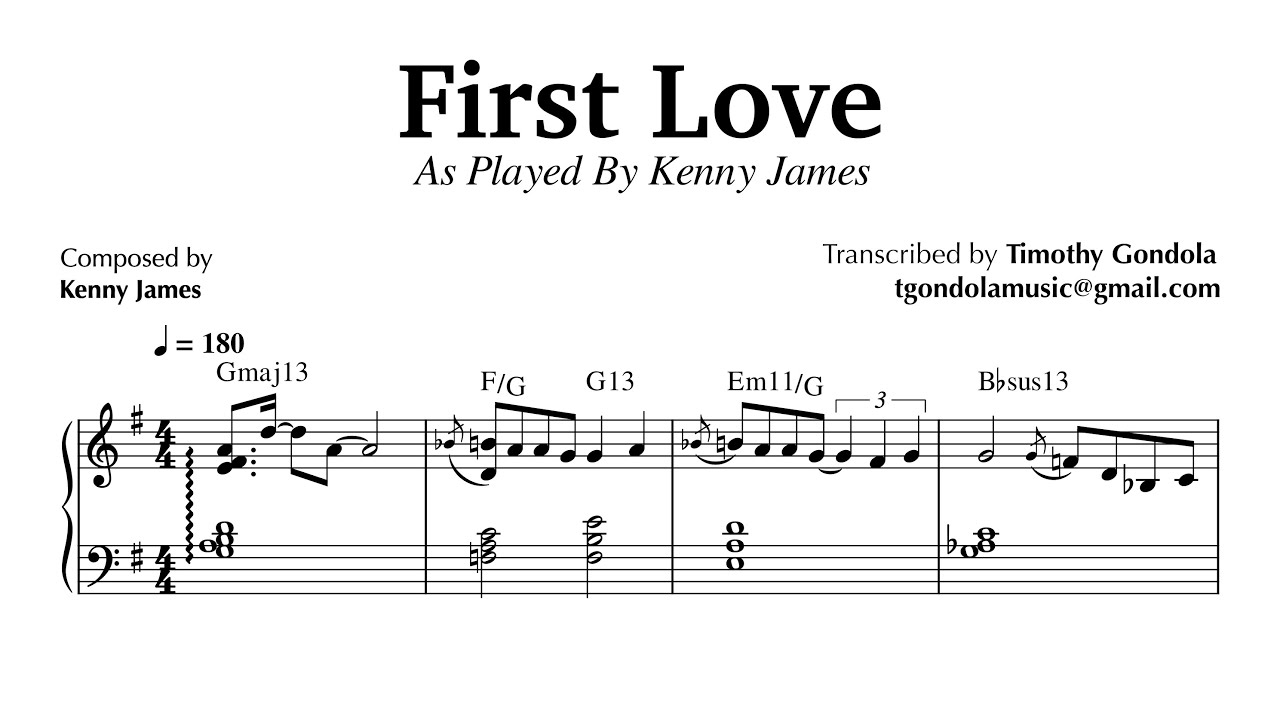 Kenny James plays First Love