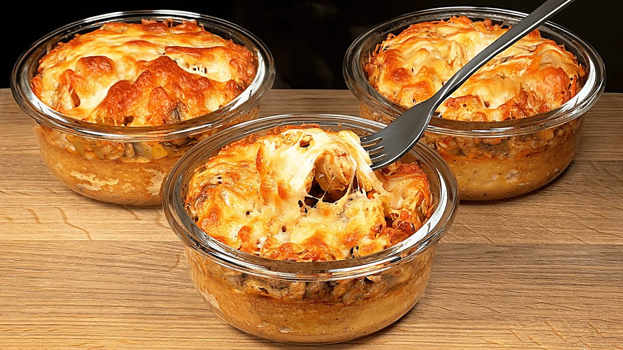 Ein Abendessen in 10 Minuten, das die Welt erobert hat❗️ Ich koche es jede Woche!Lecker und einfach!